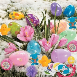 40% OFF: Toy Filled Patterned Easter Eggs - 24 Pack